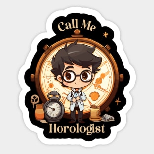 Call Me Horologist Sticker